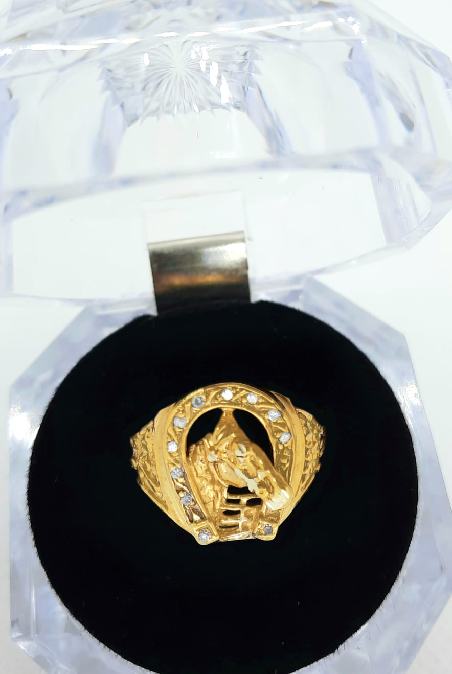 Gold Gent Ring